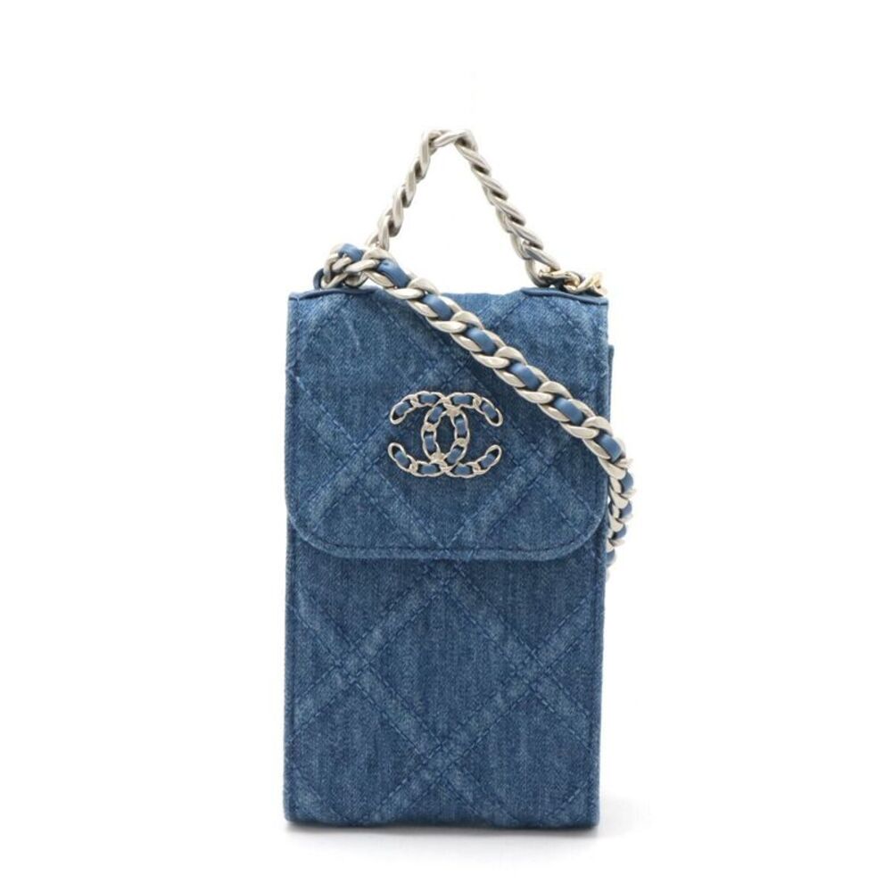 Chanel Denim 19 Coco Mark Crossbody Bag